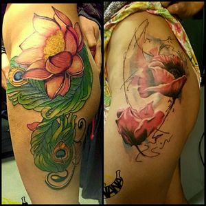Flower's#tattoo #flowertattoo #girlstattoo