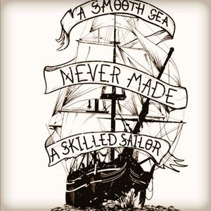 Boat Quote #black&grey #ship #quote #inspirational