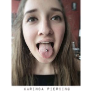 Tongue Piercing Instagram: @karincatattoo#tongue #piercing #piercings #piercinglove #piercinggirl #pierced #piercingstudio #istanbul #piercingmodel #piercer #dövme