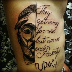 #tupac #rapforlife #tattotupac #2pactattoo #blackwork