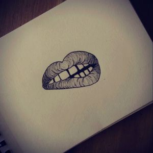 #lips #draw #drawing #tattoodrawing #blackandgrey