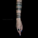 By #YaninaViland #armband #bracelet #blackwork