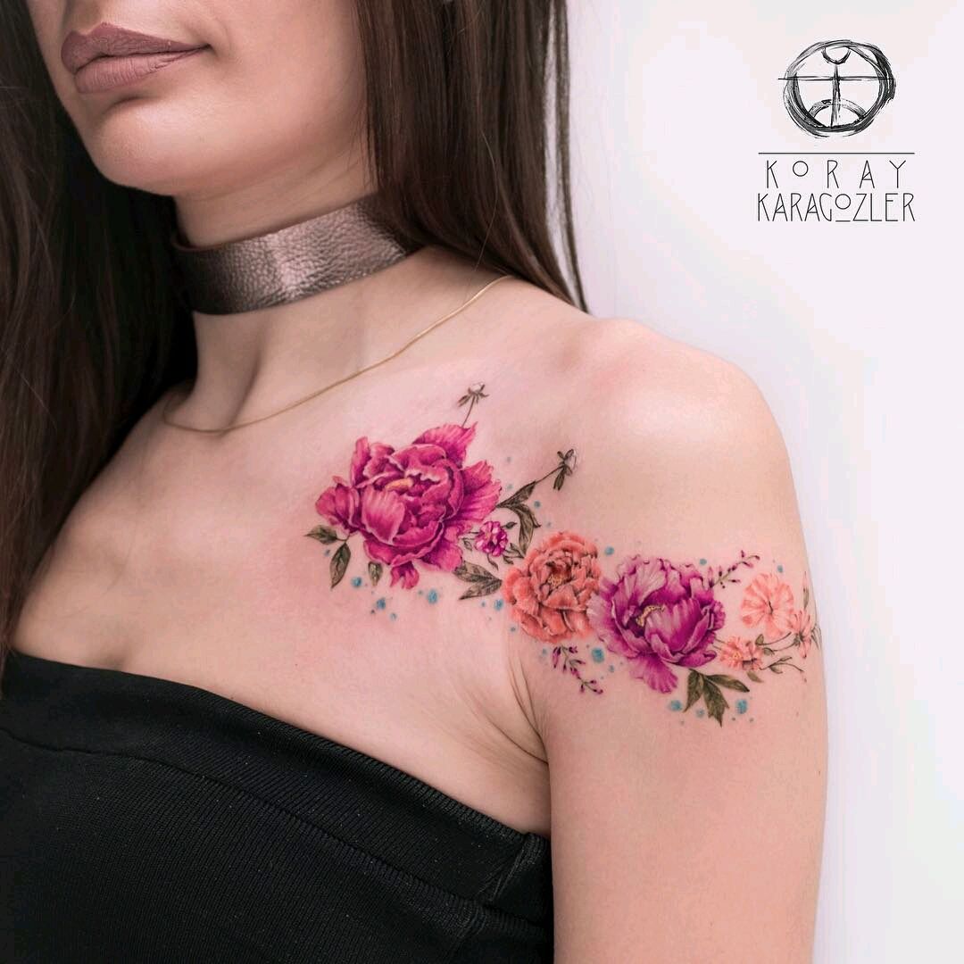 Top 50 Best Peony Tattoos (2017) • Tattoodo