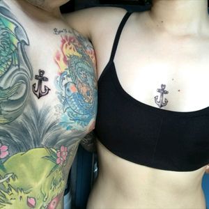 *Couple tattoo with honey💕