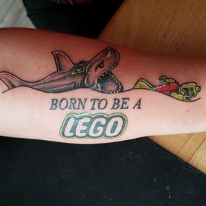 Mum's first tattoo #Lego #legotattoo #birthdaypresent #MummyTattoos #ethnotattoo