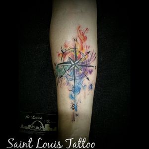 #saintlouistattoo #saintlouis #luistattoo69 #watercolor #ink #fineline #aquarela #tattoodoo