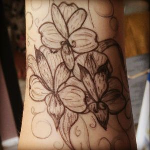 I sketched this on my arm with sharpie a few days ago