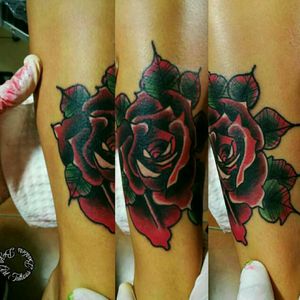 Rosa NeotradicionalBy:Jairo Boza #BozaArtTattosBarbers#roseneotraditional Costa rica #TattooWorldStudio