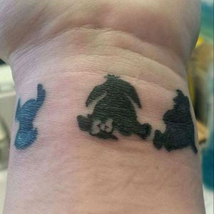11th tattoo. Stitch, Eeyore, and Pooh.