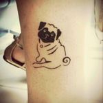 Pug Life. #tattoo #tatuagem #scretch #drawing #linework #lineworktattoo #dogtattoo #doglovers #pug #puflife #rabiscosdoluis