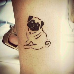 Pug Life.#tattoo #tatuagem #scretch #drawing #linework #lineworktattoo #dogtattoo #doglovers #pug #puflife #rabiscosdoluis