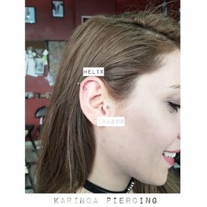 Tragus and Helix PiercingInstagram: @karincatattoo#piercing #piercings #pierced #piercinggirl #piercer #istanbul #piercingaddict #bodypiercing #traguspiercing #tragus #helix #GirlsWithPiercings