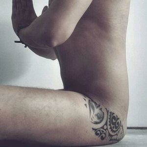 Male Hip Tattoo; Brazilian guy #pelvis #male