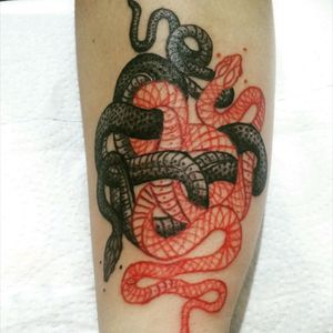 #tattoo #tattoodo #snaketattoo #blackandred #ocultism #tatuagem #tattooist #inkmaster #finetattoo #fineart #amazingtattoos