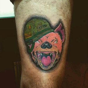 Hiena do Pedro, arte do Guma.Pedrão, vc é foda mano! Mto obrigada sempre! <3#ink #tattoo #tatuagem #instattoo #tattoo2me #tattoodo #campinastattoo #campinassp #inspirationtattoo #tattoolife #tatuagemcampinas #tattooink #tattooed #tattoolove #tattooartist #photooftheday #followme #tatts #tatted #hyena #hiena #colorfultattoo