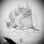 #tattoodesign #fantasy #turtle #castle #unicorn #tattoo #blackandgray #design #draw #sketch #boceto #diseño #colombiaink #surrealism #Colombiatattoo #Cartagena