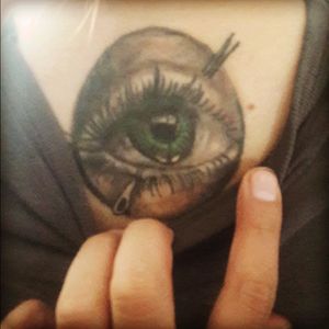 #tattoo #eyetattoo #greeneye #realistictattoo
