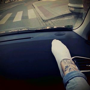 Tatto in my car 🚗😍