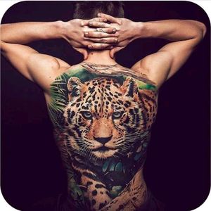 Amazing backpiece by Oleg Tattoo#fechamento #backpiecr #tigre #tiger #realismo #realism #natureza #nature #OlegTattoo