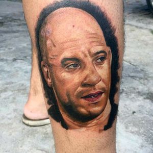 Vin Diesel portrait by Gustavo Gomes#retrato #portrait #realismo #realism #velozesefuriosos #fastandfurious #VinDiesel #actor #ator #tatuadoresdobrasil #GustavoGomes