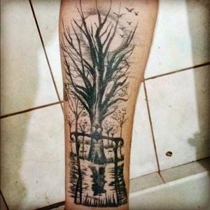 The Dark Forest #tatoo #ink #foresttattoo #DarkTattoos