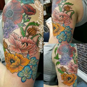 Floral cover up by Julie.
