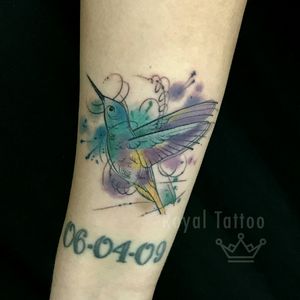 Water color humming bird by @taiobatattoo For info or bookings pls contact us at art@royaltattoo.com or call us at +45 49202770#royal #royaltattoo #royaltattoodk #royalink #royaltattoodenmark #watertattoo #watercolortattoo #watercolor #watercolour #hummingbird #bird #birdtattoo