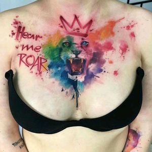 Emrah De Lausbub#tattoodo #TattoodoApp #tattoodoBR #colorida #colorful #aquarela #colorful #leao #lion #katyperry #EmrahdeLausbub