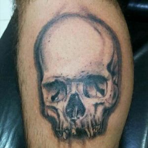 Skull Black and Grey Tattoo#skull #skulltattoo #blackandgreytattoo #blackandgrey