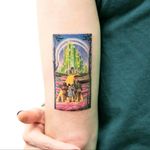 #tattoo #scenery #detail #realistic #realism #new #original #details #tattooed #tattoos #inked #ink #art #tattooart #nature #tattoodo #colorful #color #unbelivable #new #megandreamtattoo #story #brasil #wizard #wizardofoz #yellowbrickroad #fairytale #wizardtattoo #thewizardofoz #tiny #micro #microtattoo