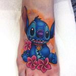 Stitch by Michelle Maddison #tattoodo #TattoodoApp #tattoodoBR #disney #stitch #comics #cartoon #quadrinhos #colorida #colorful #nerd #MichelleMaddison