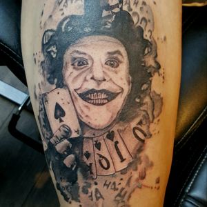 Joker/batman tattoo