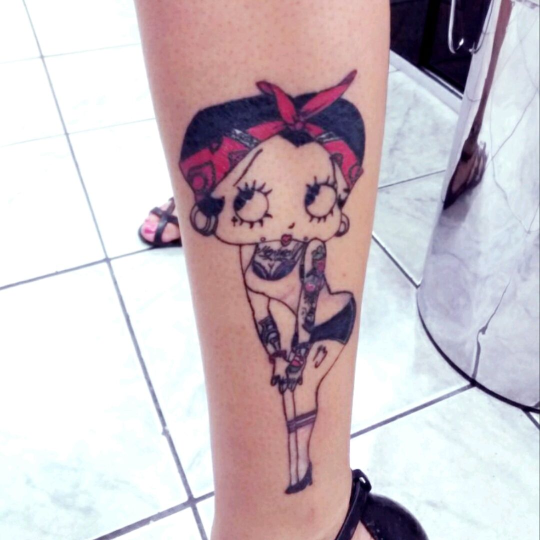tattoos and art by freak  Did thistraditional americana pinup  bettyboop