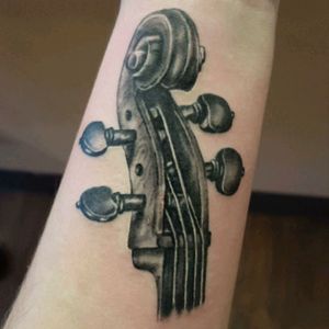 My very first tattoo. Been playing the violin for over 8 years. 🎻
