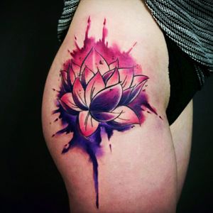 Lotusflower #lotusflower #lotus #tattoo #dreamtattoo #inked #inkedgirl #ColorfulTattoos #colorful