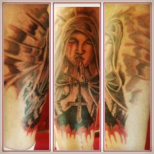 #tattoo #tattoos #tattooedgirl #tattooartist #tattooedwoman #wade #madonna #perlen #rosenkranz #follow #followforfollow #artist #dreamtattoo #mindblowing #tattoo #tattooedgirl #mone1971 #follower #follow #followforfollow #blackgrey #cheyenehawk #eternal