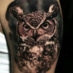 Realism is one of the best kinds of art. (via: https://www.instagram.com/p/BS2JBTsBalq/)#Owl #OwlTattoo #Realism