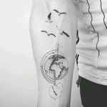By #ResulOdabas #worldmap ##globe #birds