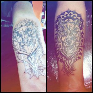 #Wolf#Mandala#Tattoo