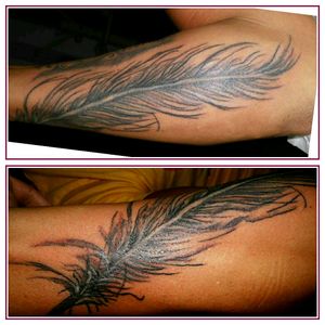 #arm #schwarz #tattooedmann #tattoo #tattoos #tattooedmann #followme #follower #follow #cheyene #black #blackgrey #feder