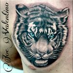 #tattoo #tattoos #ink #inked #tatuaggio #blackandgray #italiantattooartist #joevalentino #realistictattoo #realism #tiger