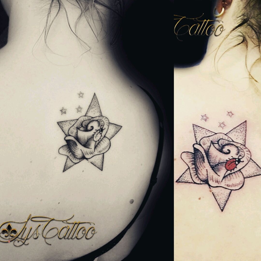 Tattoo uploaded by lys tattoo Tatouage haut du dos femme toiles