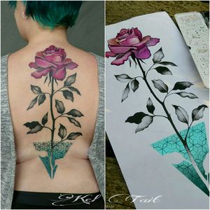 The aim of the game is to get the #healedtattoo as close as possible to the painting I made in the beginning. Think this one came out great 🙌 What do you think?Would love to do something else like this in #BERLIN  in June 📝kel.tait.tattoo@gmail.com .#inkedgirl #rose #tattoosforgirls #rosetattoo  #australiantattooing  #backpiece  #supportgoodtattooers  #backtattoo #tattooideas #tattoocollectors  @perfecttattooartists @inkedmag #tattoosnob @tattrx @theblackmasters #wtt #leaftattoo @skinart_mag  #tattooersubmission #blackworkerssubmission  #thinkbeforeuink @blackworkers #inkstinctsubmission  #floraltattoo #abstracttattoo  #dotwork #blackwork #berlintattoo #germanytattoo @tattooinke @fusion_ink @inkonsky.tattoo