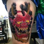 Oni Demon made at Paradise Tattoo Expo!