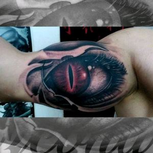 Tattoo realizado en la cara interna del brazoStencil y freehandArgentina Buenos aires Tattoo by Pol