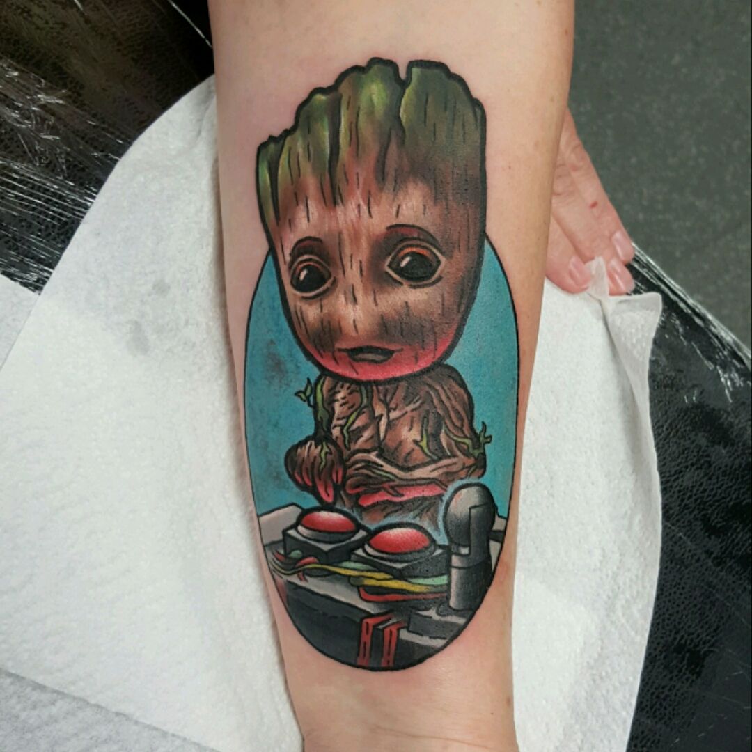 Tattoo uploaded by Chris Morris • #babyyoda #yoda #starwars