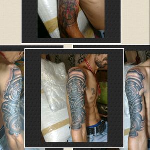 Biomec freehand cover up...#biomeh #biomecanica #tattoobiomec #freehand #tattoo #blackandgrey #blackAndWhite #tatt #tatuagem #amaolivre