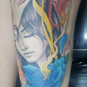 🤘Tattoo por Rodrigo LimaEstúdio Guerrilha - Nova Odessa/SP - Brasil#kitsune #tattoo #guerrilha #tattooed #raposa #peonia #oriental #beleza