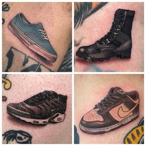 By Dan Smith#tattoodo #TattoodoApp #tattoodoBR #tenis #sneakers #bota #boots #nike #nerd #DanSmith