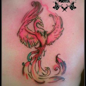 #tattoo#fenix #walkingdemon#drake#ink#colors#acuarela#oldschool#mexicoink#soulflower